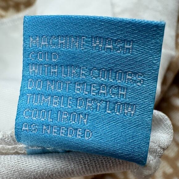 J Mclaughlin Pants Womens 8 Tan Ivy Crop Pullon Flare Animal Print Preppy Career - Picture 8 of 12